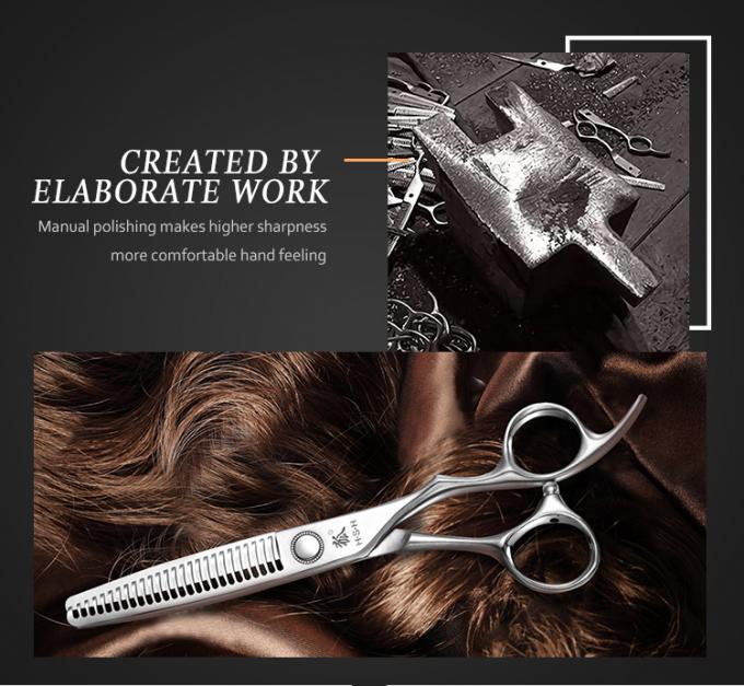 Japanese Steel Hair Thinning Scissors , Stable High End Japanese Cobalt