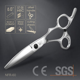 6.0 Inch Stainless Steel Engraved Barber Scissors Brushed Matte Surface