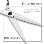 Stable Hair Salon Shears Sharp Blade Tip Hair Cutting Polishing Surface