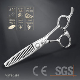 Barber Cobalt Steel Scissors , Beautiful Hair Thinning Scissors Good Stability