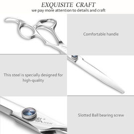 Right Handed Special Hairdressing Scissors , Cobalt Steel Scissors Large Size
