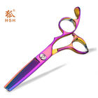 Special Hairdressing Colourful Scissors Smooth Handfeel For Engraving Shaping