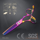 Special Hairdressing Colourful Scissors Smooth Handfeel For Engraving Shaping