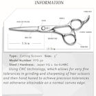 Silver Professional Barber Scissors Japanese Steel High Performance