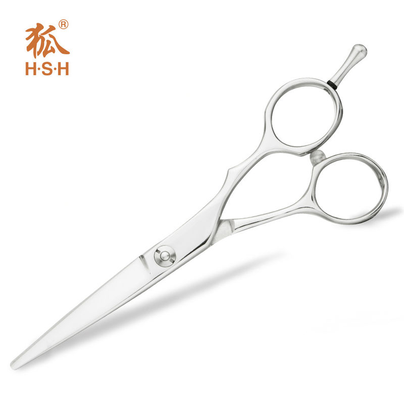 Right Handed Stainless Steel Hair Scissors Salon Use Convex Edge Blade